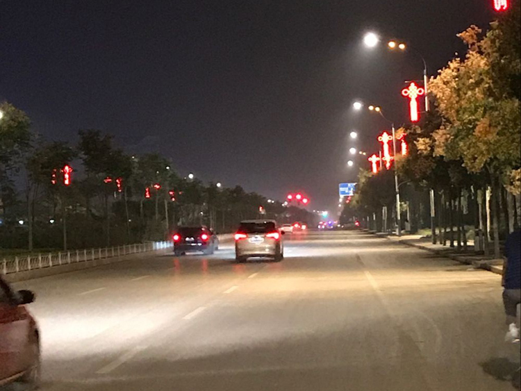 菏澤市鄆城縣水滸路、金河路照明改造